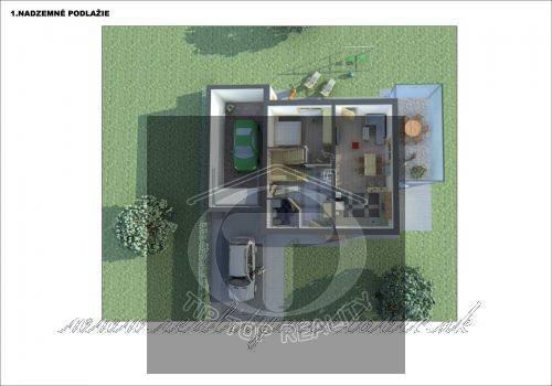 Ponuka - Na predaj - Hrubá stavba rodinného domu, garáže a terasy so všetkými inžinierskymi sieťami. obr3